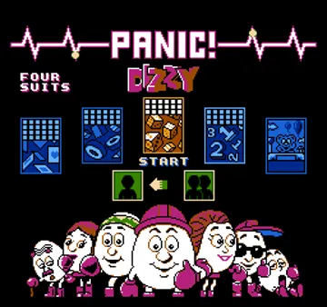 Panic! Dizzy (World) (Aftermarket) (Homebrew) screen shot title